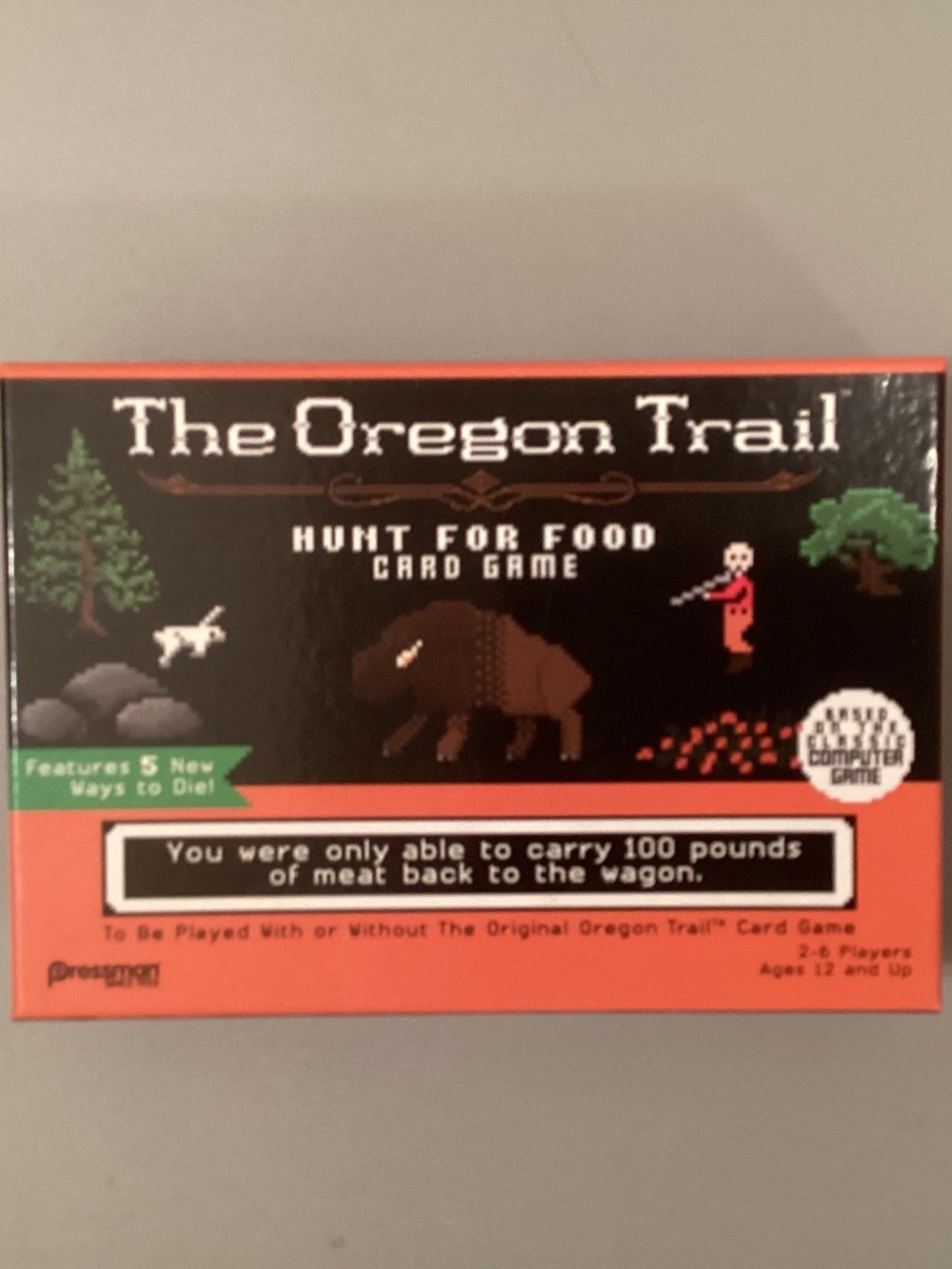 The Oregon Trail Hunt for Food game